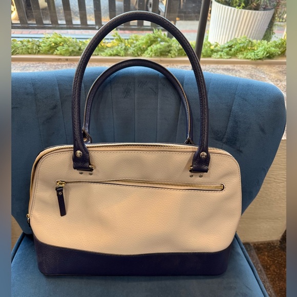 Kate Spade New York Two-Tone Dome Satchel NWOT - Picture 3 of 4